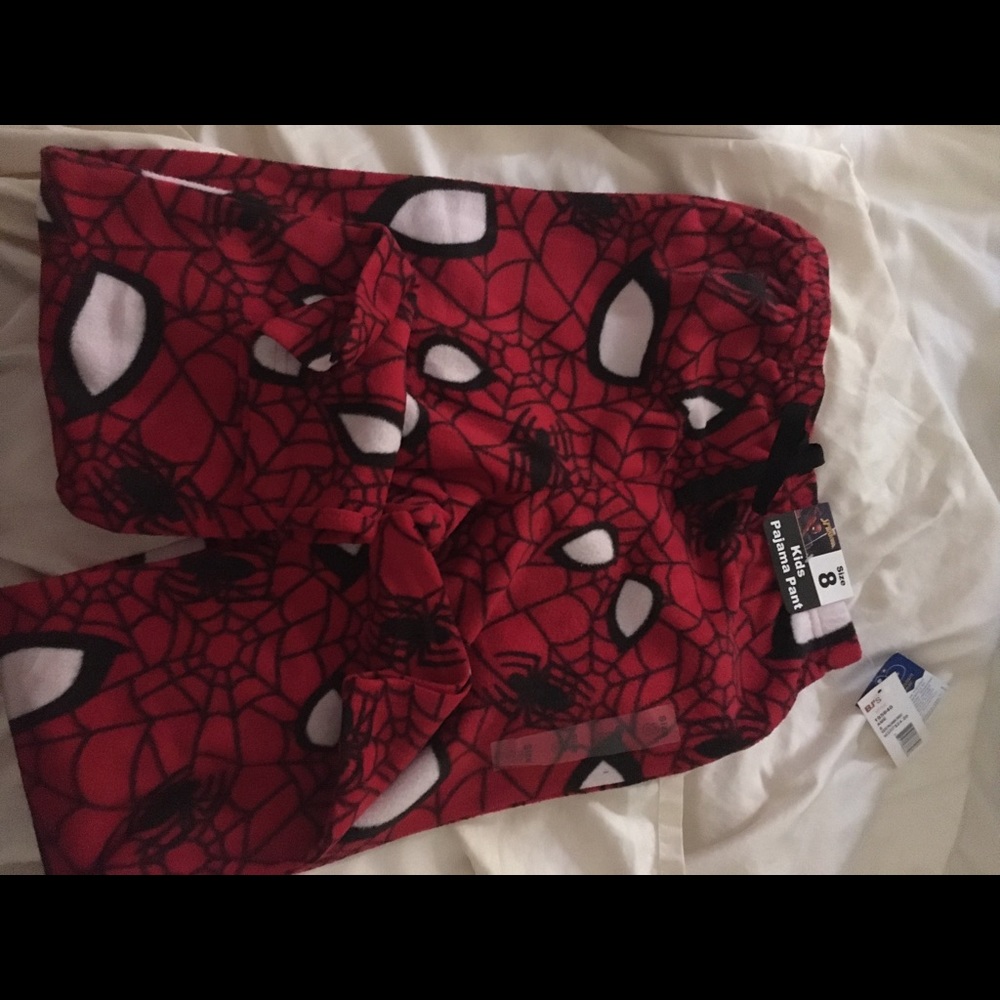 Nwt kids size 8 Spider-Man pj pants